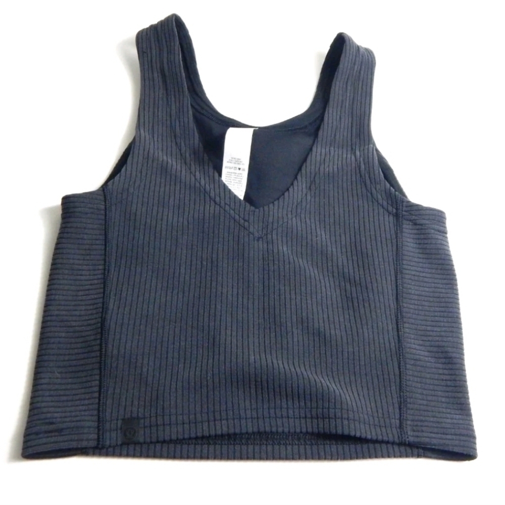 Lululemon‎ Softstreme Ribbed Crop Tank - Picture 3 of 3